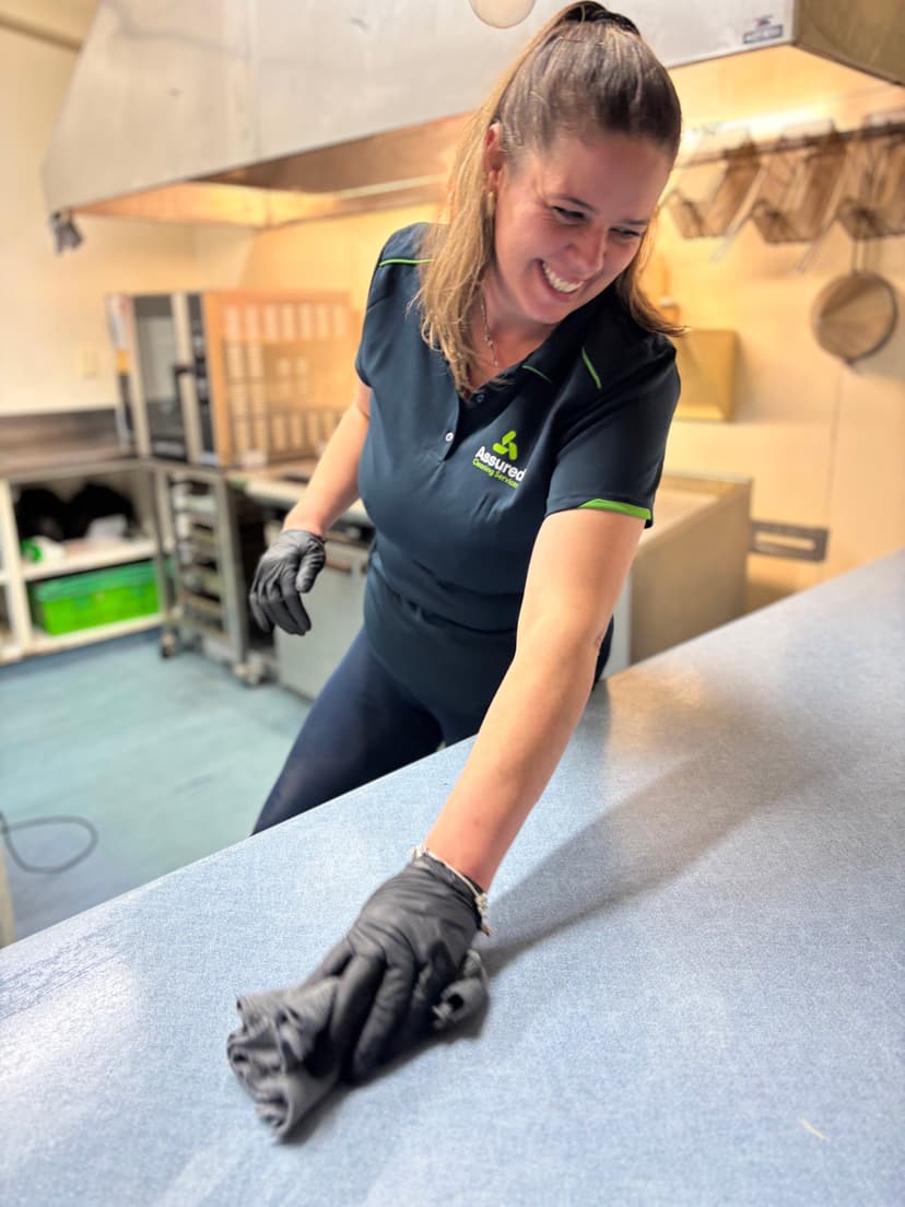 Health and wellness premises cleaning by Assured Cleaning Services — before